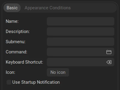 thunar custom actions